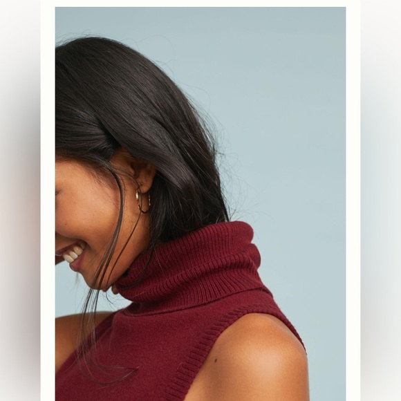 Anthropology Belted sleeveless turtleneck - Picture 4 of 12
